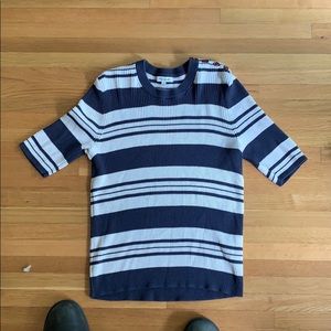 Fitted Madewell striped sweater